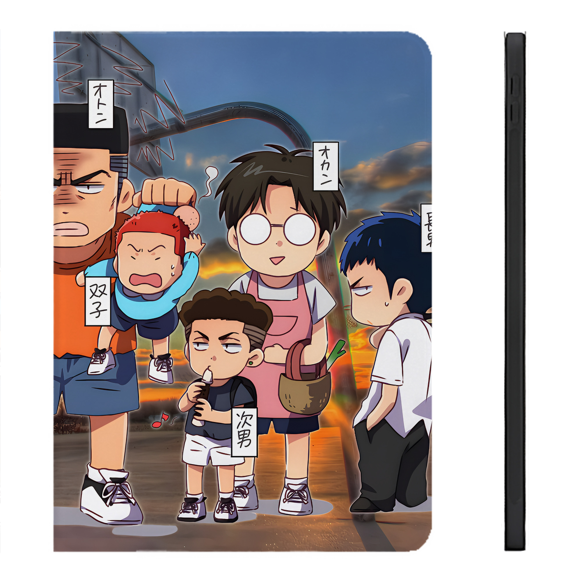 （画像用） SLAM DUNK／スラムダンク IPadケース ペンホルダー付き ブックスタイルデザイン